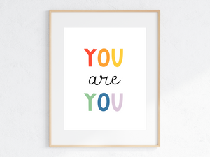 Be Yourself Affirmation Print