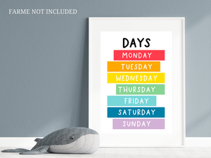 Days of the Week Print