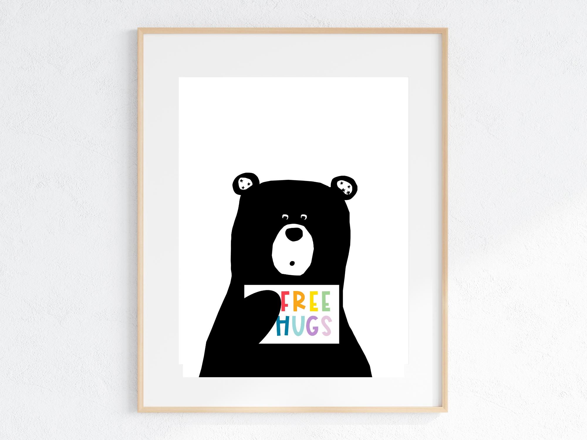 Free Hugs Print, Set of 2 Prints