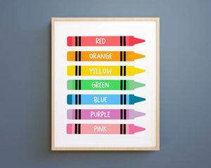 Learning Colours Educational Print