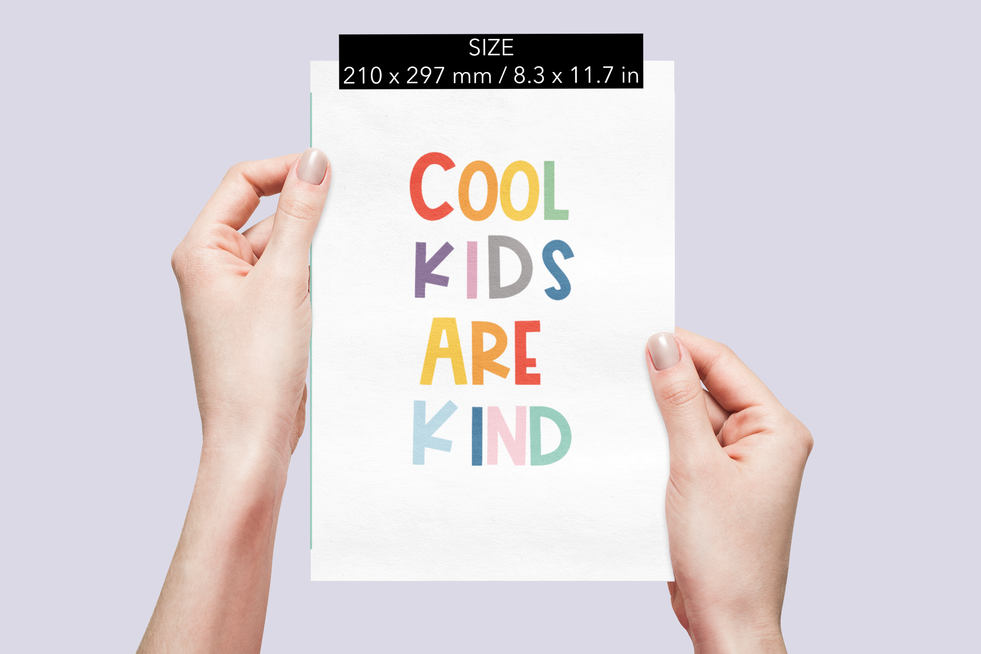 Cool Kids Are Kind Print