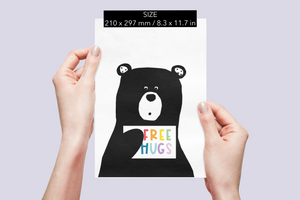 Free Hugs Print, Set of 2 Prints