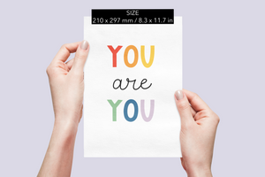 Be Yourself Affirmation Print