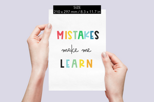 Mistakes Make Me Learn